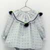 Bebe: 0M A 6 Anos Foque | Vestido Jesusito Nina Con Pompones