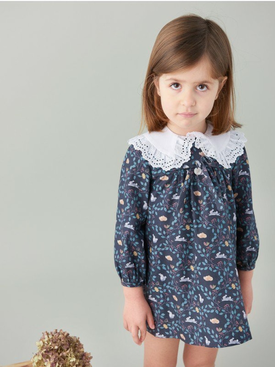 Bebe: 0M A 6 Anos Foque | Vestido Bebe Nina Estampado