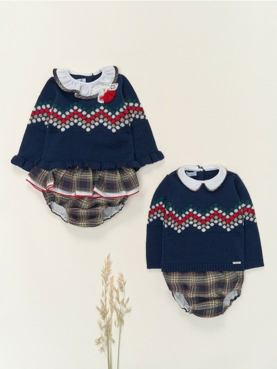 Navidad Foque | Conjunto Nina Tartan