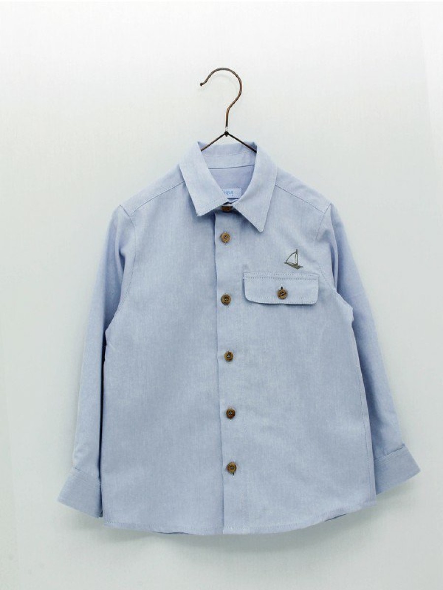 Nino: 1 A 14 Anos Foque | Camisa Oxford